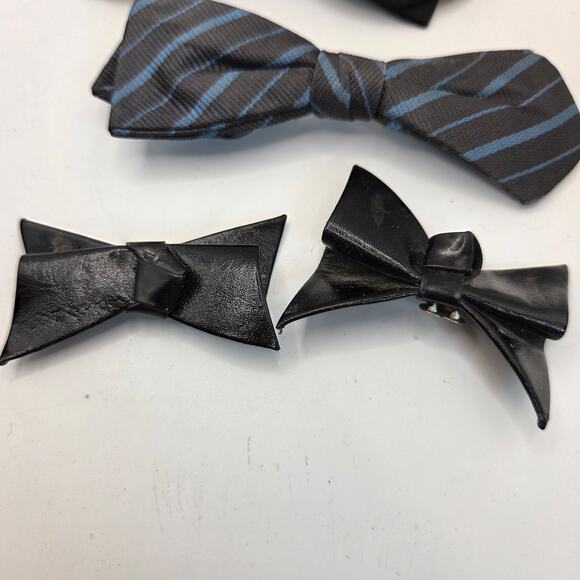 Vintage 1950s–70s Boys Clip-On Bow Tie Lot of 7 Royal Ormond Beau Clip - Picture 5 of 11